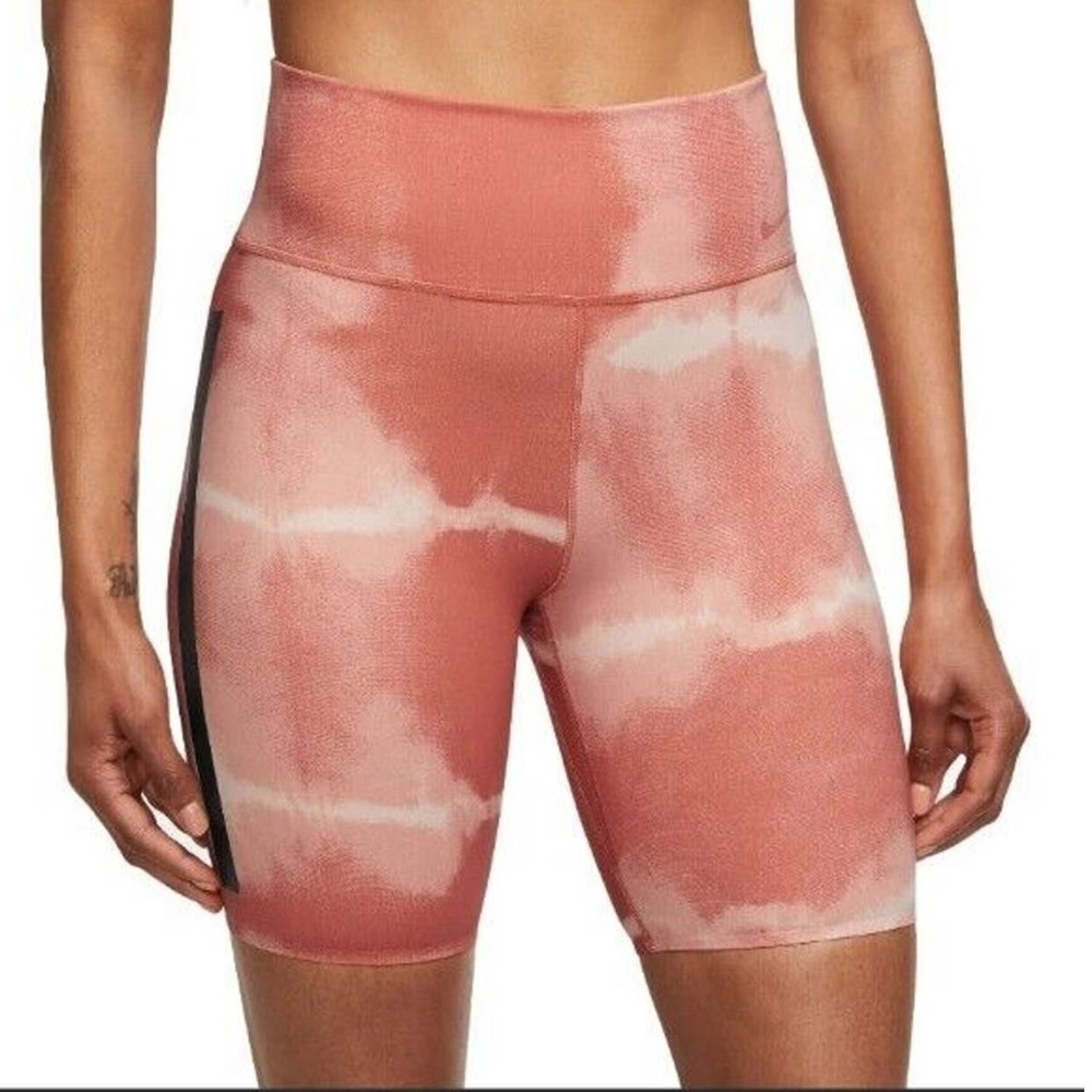 Nike Women's XL One Luxe Dri-FIT 7" Mid-Rise Printed Training Shorts DO7814-827